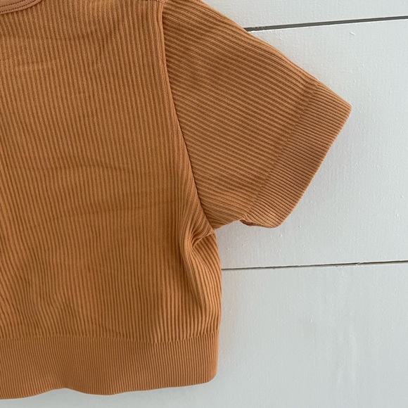 Bo+Tee Ribbed Bra Top - Picture 4 of 5